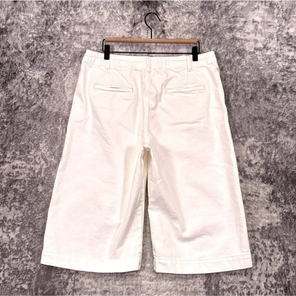 Anthropologie Shorts 32 Mens Pilcro Baggy Bermuda Pleated Relaxed